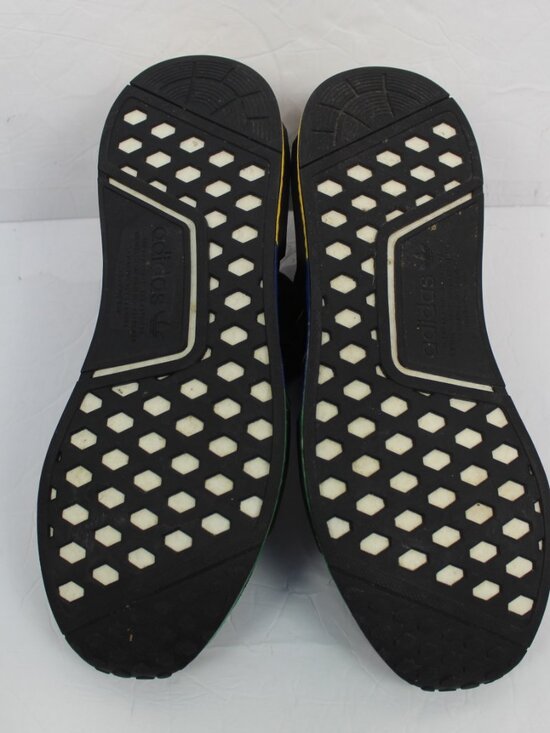 Adidas NMD R1 V2 Rio De Janeiro Black Textile Mens Lace Up Trainers FY1255 Sz 14 main image 9